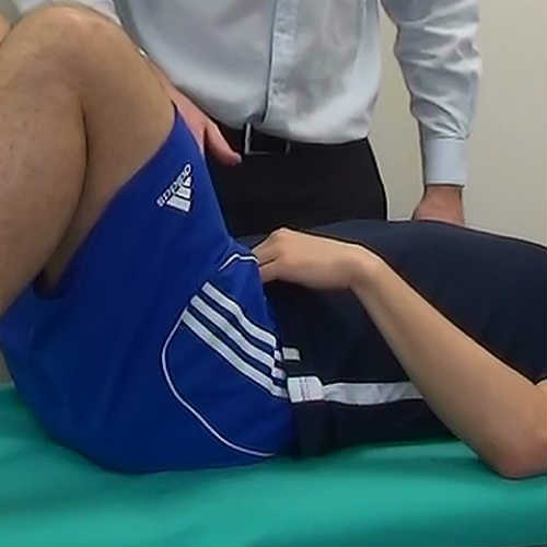 Deep anterior core contraction demonstration